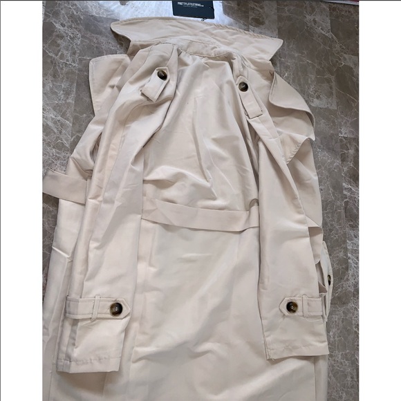 🧥 Trench Coat Jacket double breasted chic fashion - Picture 3 of 4